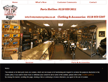 Tablet Screenshot of mtcmotorcycles.co.uk